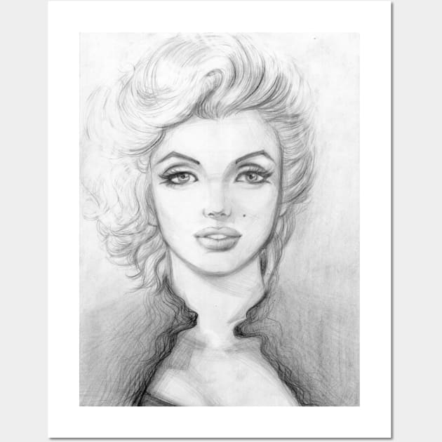 Marylin Monroe Wall Art by alien3287